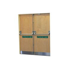 fire-resistant room door maxi high 3400mm height 1 hour fire rated doors with bottom seal